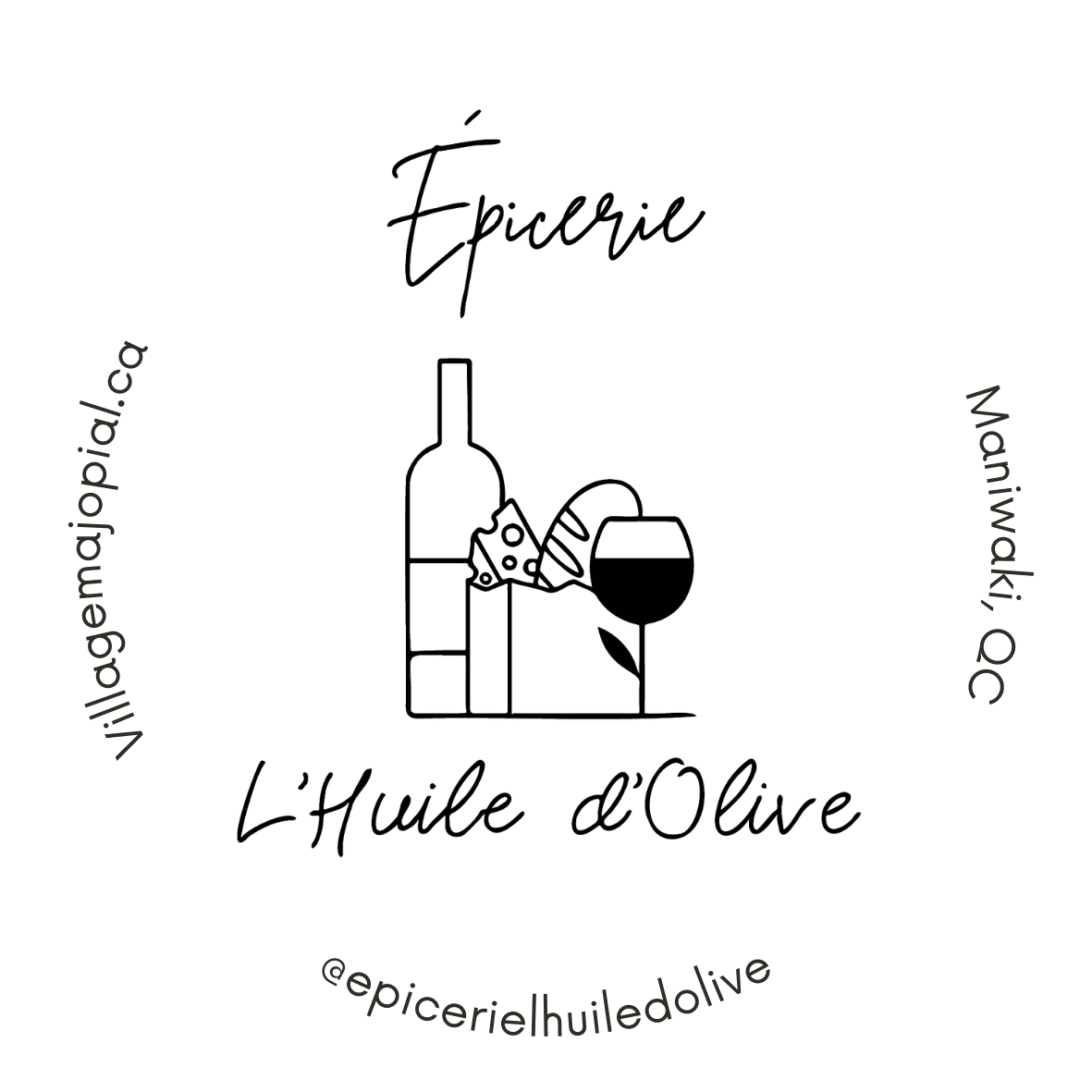 Épicerie huile d'olive logo